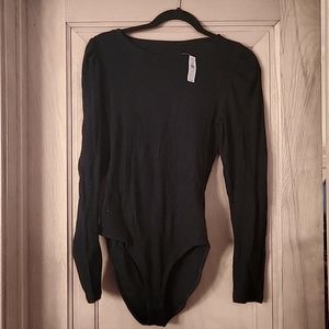 Gap black long sleeve body suit